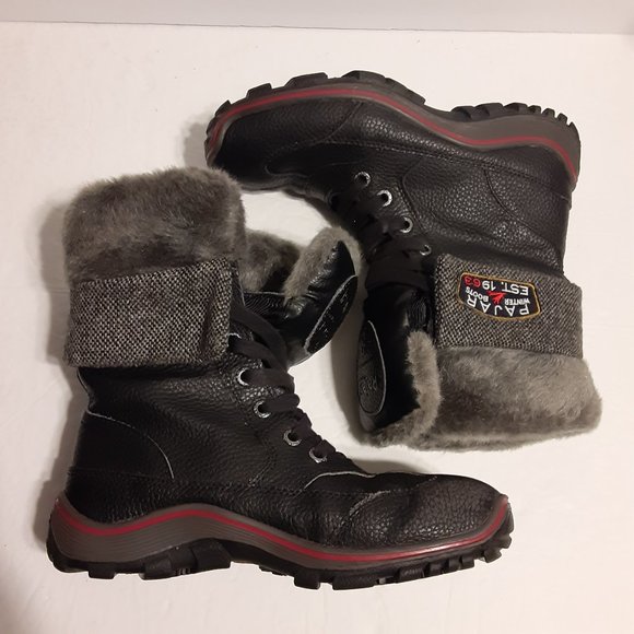 Pajar Canada Women's Black Winter Waterproof Boots Size 8 - Picture 3 of 10